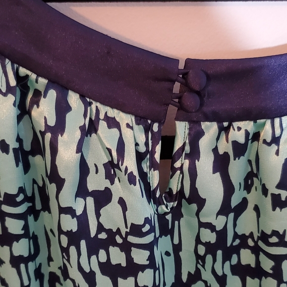 Vertigo Paris Teal Animal Print Casual Dress - Picture 8 of 9